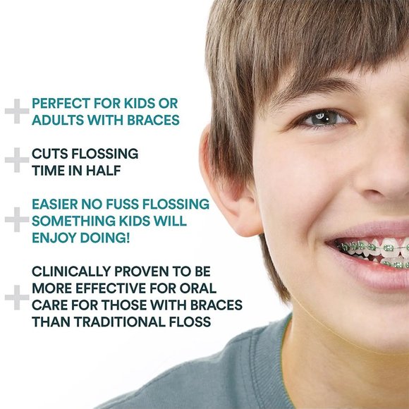 NEW AQUASONIC White Water Flosser with 4 Tips & Travel Pouch - Picture 11 of 11